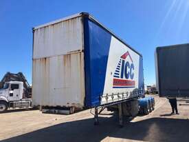 2007 Barker Heavy Duty Tri Axle Tri Axle Curtainside Roll Back A Trailer - picture1' - Click to enlarge