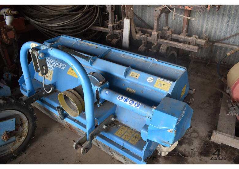 caption Nobili BNU 160 Mulcher - Fitted With Hinged Tailboard & Full Width Rear Roller
