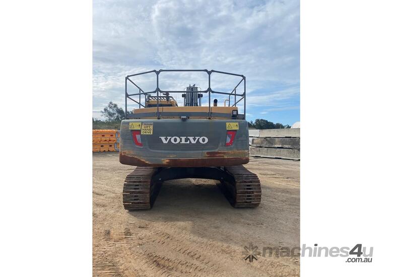 caption 2017 VOLVO EC300DL Excavator with Buckets