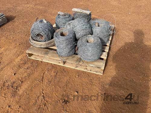 Pallet of Barbed Wire