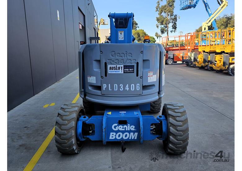caption 2018 Genie Z34/22 IC - 34ft Diesel Knuckle Boom Lift - Designed for Precision!