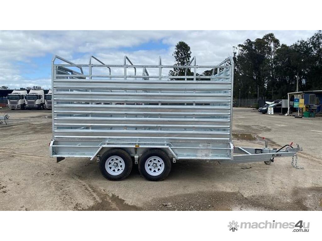 Buy Used Green Pty Ltd Galvanized Dual Axel 12x6 Trailers in MOOREBANK, NSW