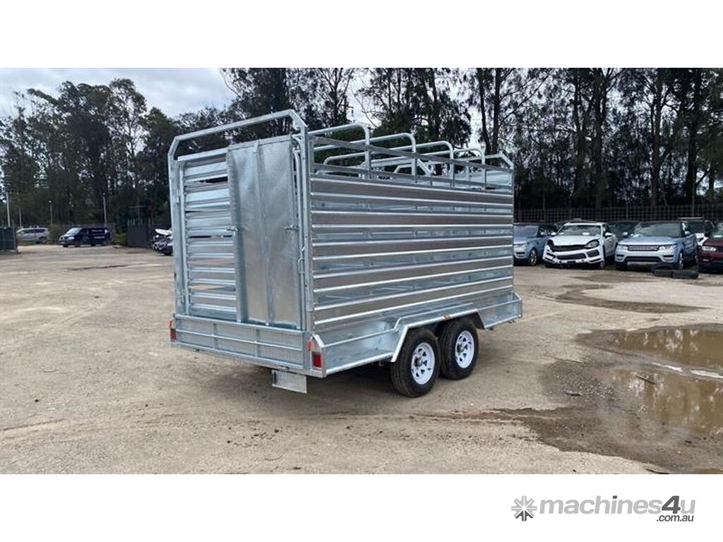 Buy Used Green Pty Ltd Galvanized Dual Axel 12x6 Trailers in MOOREBANK, NSW