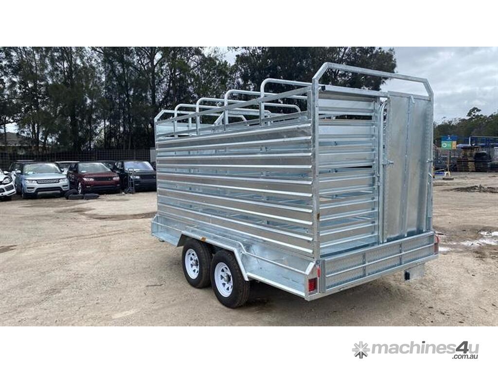 Buy Used Green Pty Ltd Galvanized Dual Axel 12x6 Trailers in MOOREBANK, NSW