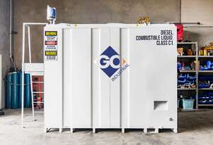 GO Store 15,000L Self Bunded Diesel Tank - Fitted with PIUSI 240V AC Self Service MC Bowser
