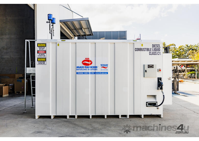 GO Store 15,000L Self Bunded Diesel Tank - Fitted with PIUSI 240V AC Self Service MC Bowser