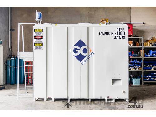 GO Store 15,000L Self Bunded Diesel Tank - Fitted with PIUSI 240V AC Self Service MC Bowser