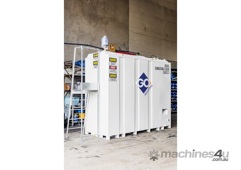 GO Store 15,000L Self Bunded Diesel Tank - Fitted with PIUSI 240V AC Self Service MC Bowser