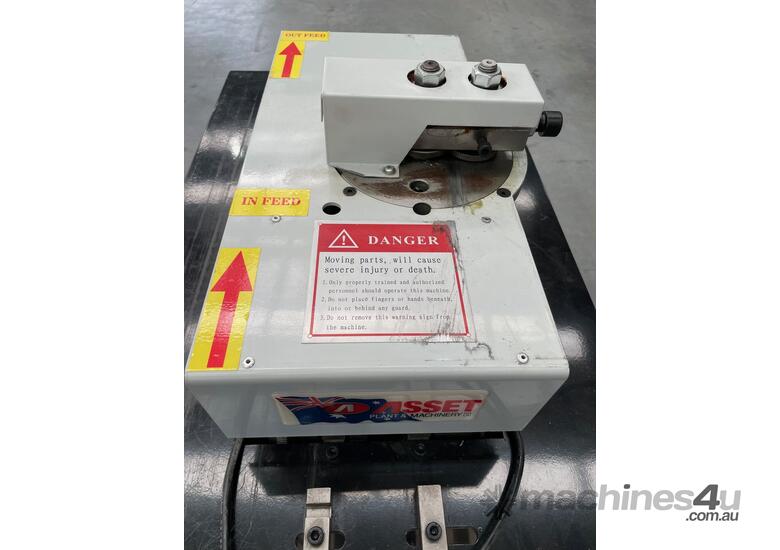 caption USED - Heavy Duty 6 Station Lockseamer - 1.2mm Mild Steel Capacity. 4 in 1. 240v