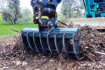 Excavator Stick Rake - 1.7t - 36t
