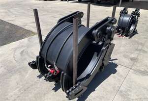 Dual Ram Hydraulic Grapple Attachment to Suit 18-25T Excavator