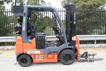 Refurbished Flameproof Zone 1 Air Start Toyota 1.8t Diesel Forklift