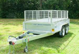 10x5 Tandem Axle Galvanised Box Trailer 3500kg ATM (Price shown Without Cage)