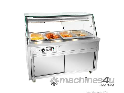 PG150FE-XG Thermaster Wet and Dry Bain Marie Display 4x1/1 GN Pans