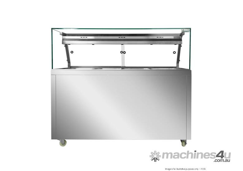 PG150FE-XG Thermaster Wet and Dry Bain Marie Display 4x1/1 GN Pans