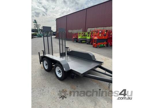 caption QLD ACCESS - Heavy Duty 3.2t Custom Plant Trailer / Scissor Lift Trailer - Ultra Low deck height