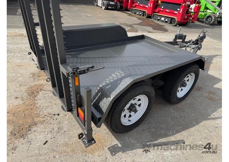 caption QLD ACCESS - Heavy Duty 3.2t Custom Plant Trailer / Scissor Lift Trailer - Ultra Low deck height