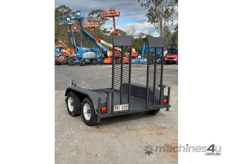 caption QLD ACCESS - Heavy Duty 3.2t Custom Plant Trailer / Scissor Lift Trailer - Ultra Low deck height
