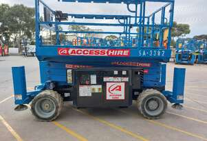 Genie GS3369RT 2017 32ft Diesel Rough Terrain Scissor Lift - 454kg SWL, 4WD