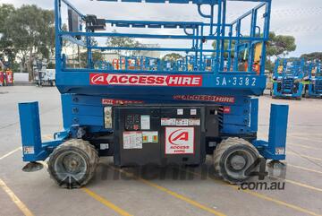 Genie GS3369RT 2017 32ft Diesel Rough Terrain Scissor Lift - 454kg SWL, 4WD