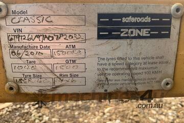 2010 Safe Roads Single Axle VMS Board