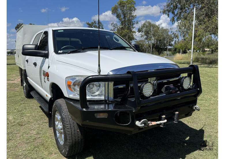 RAM 2500HD Cummins Turbo Diesel 4x4 Dualcab Traytop with Canopy Service Truck.  Ex Govt.