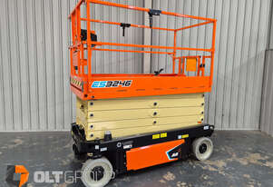 New JLG ES3246 Scissor Lift For Sale 32Ft (9.8m) Platform Height, Electric, Double Battery Life