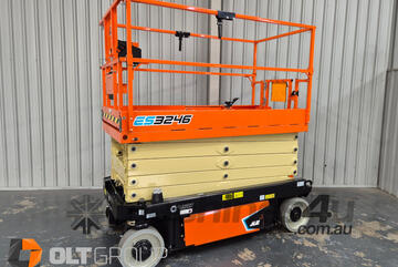   JLG ES3246 Scissor Lift For Sale 32Ft (9.8m) Platform Height, Electric, Double Battery Life
