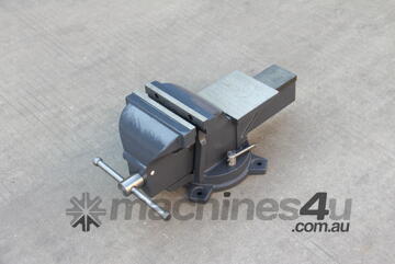 200mm Bench Vice HIS-200, Heavy Duty Swivel Base with Large Anvil, Workholding Vice