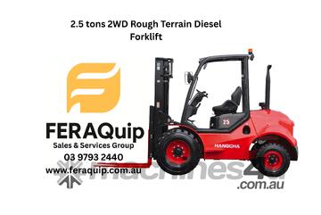 FERAQuip 2.5 tons 2WD Rough Terrain Diesel Forklift