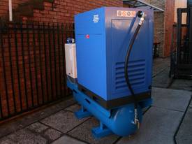 German Rotary Screw  - 20hp / 15kW Rotary Air Compressor with Tank, Dryer and Oil Removal Filters - picture2' - Click to enlarge