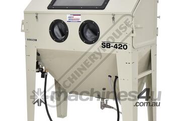 Industrial Sandblasting Cabinet SB-420 Inside Cabinet 1200 x 600 x 340-570mm (L x W x H) Includes In