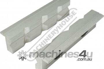 Aluminium Magnetic Soft Jaws Aluminium Prism Face 125mm