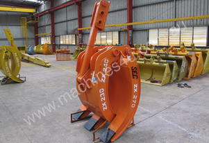 SEC 25-30 Ton Mechanical Grapple for Hitachi ZX220/ZX270 - Includes Pin