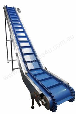 L-Shape Inclined Cleated Belt Conveyor with Wave E