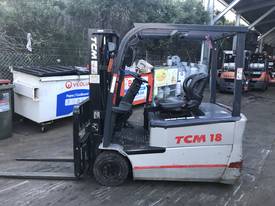 TCM Electric Forklift 1.8 Ton 4m Lift Container Mast - picture0' - Click to enlarge