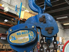Chain Hoist 10 Ton x 3 meter drop lifting Block and Tackle Nobles Rigmate - picture2' - Click to enlarge