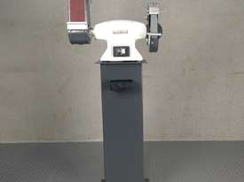 METEX 200mm Combo Bench Grinder Linisher Belt Sander with Stand - picture0' - Click to enlarge