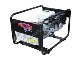 Dunlite Honda 3.3kVA Generator with Worksafe RCD Outlets - picture0' - Click to enlarge