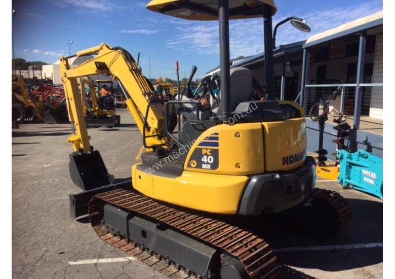 caption 2012 KOMATSU PC40MR MINI EXCAVATOR - PRICE DROP!!!