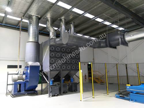 Large Dust Extraction System, Reverse Pulse with 55kw Motor and VSD - Unused