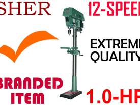 Drill Press, SHER, 1-hp, 12-spd, 90-kg Pedestal*** - picture0' - Click to enlarge