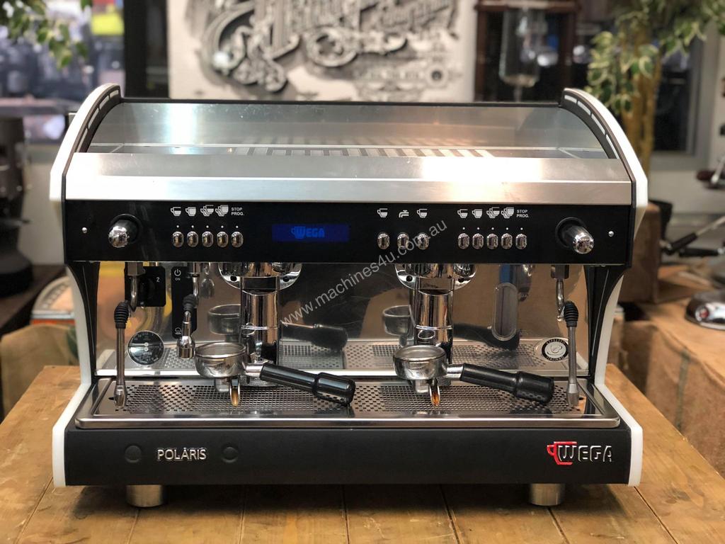 Used wega WEGA POLARIS TRON 2 GROUP BLACK HIGH CUP ESPRESSO COFFEE