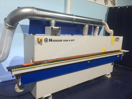 NikMann KZM6-RTF-v16  edgebander with corner rounder,  pre-mill and dust extractor
