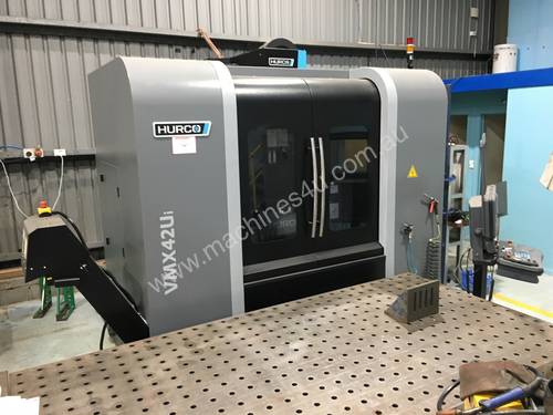 Used Hurco VMX42Ui 5-axis CNC Machining Centre in excellent condition with Renishaw Probing