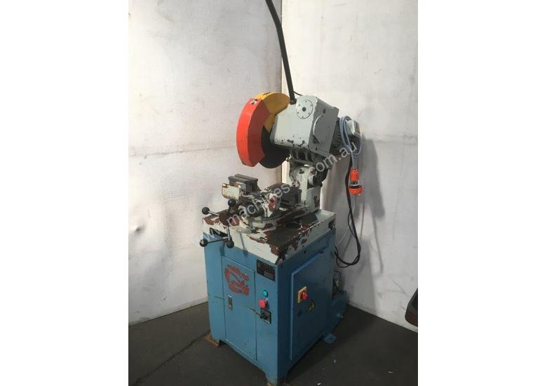 caption Fong Ho FHC-350D Cold Saw, pedestal mounted
