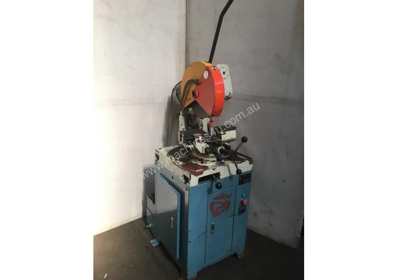 caption Fong Ho FHC-350D Cold Saw, pedestal mounted