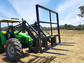 FARMTECH FTM-4TBH 3PL SQUARE BALE FORKS W/O TINES (1.2M HIGH) - picture0' - Click to enlarge