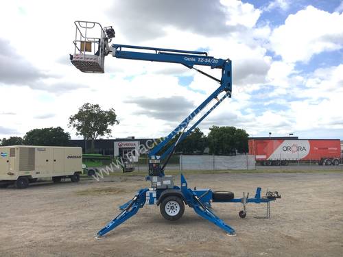 2017 Genie TZ-34/20 Trailer Mounted EWP