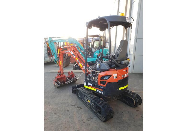 caption Used Kubota U17-3 Mini Excavator for sale